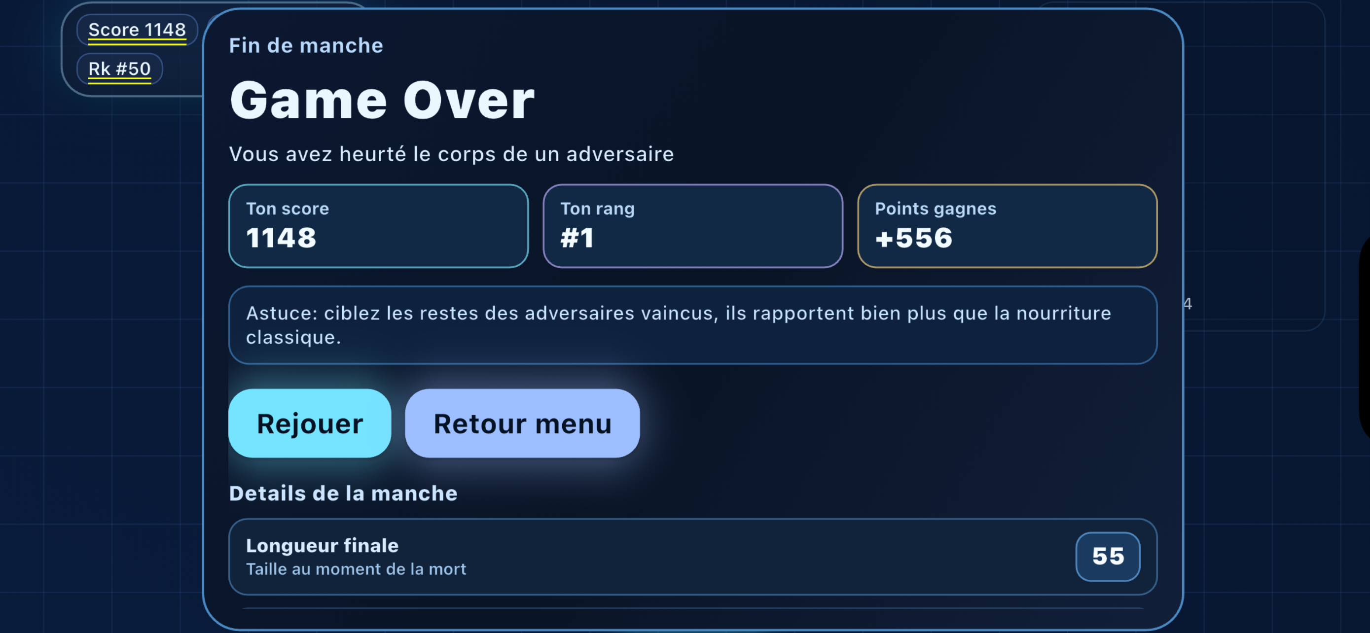 Gameplay Royal Snake — classement mondial